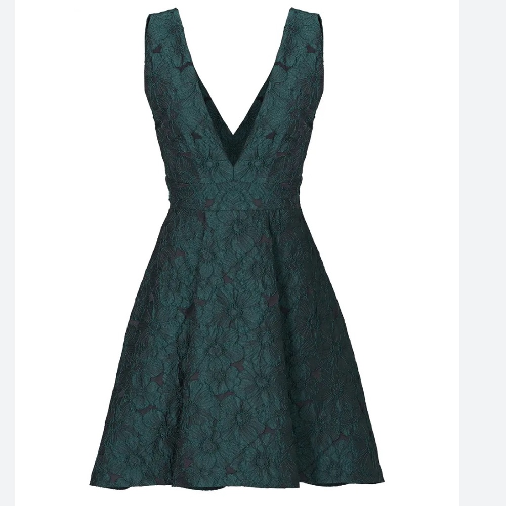 Paper Crown Emerald Green Lace Dress-by Lauren Conrad